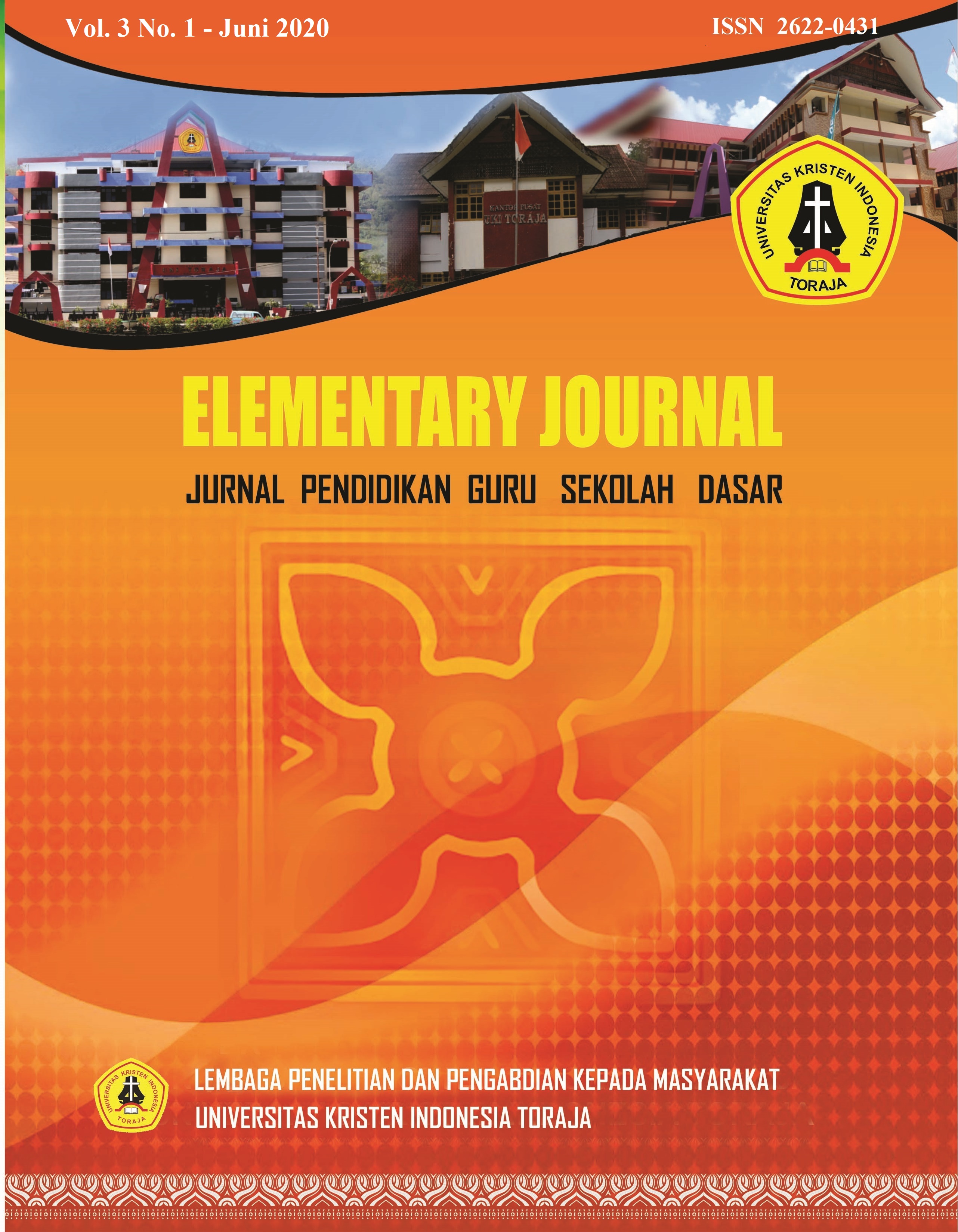 					View Vol. 3 No. 1 (2020): Elementary Journal: Jurnal Pendidikan Guru Sekolah Dasar
				