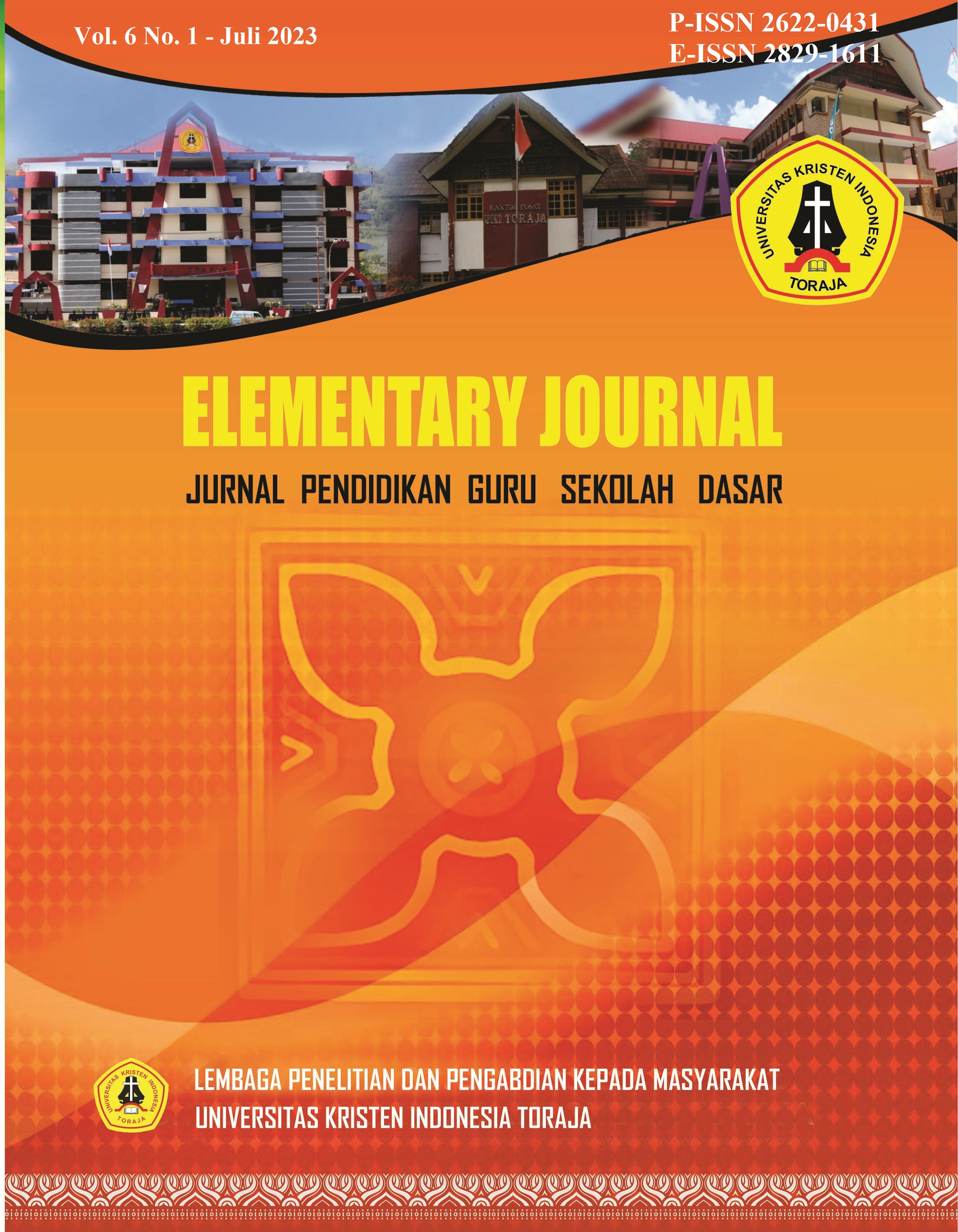 					View Vol. 6 No. 1 (2023): Elementary Journal: Jurnal Pendidikan Guru Sekolah Dasar
				
